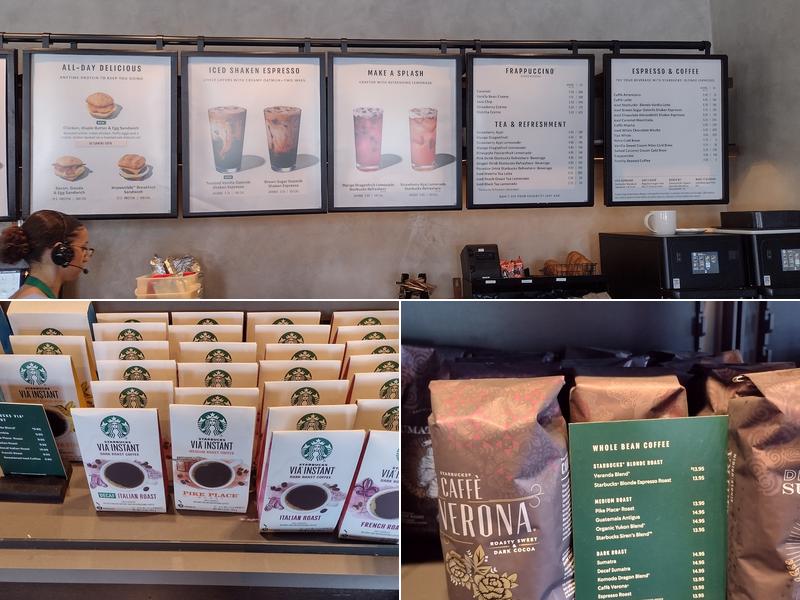 Starbucks Menu