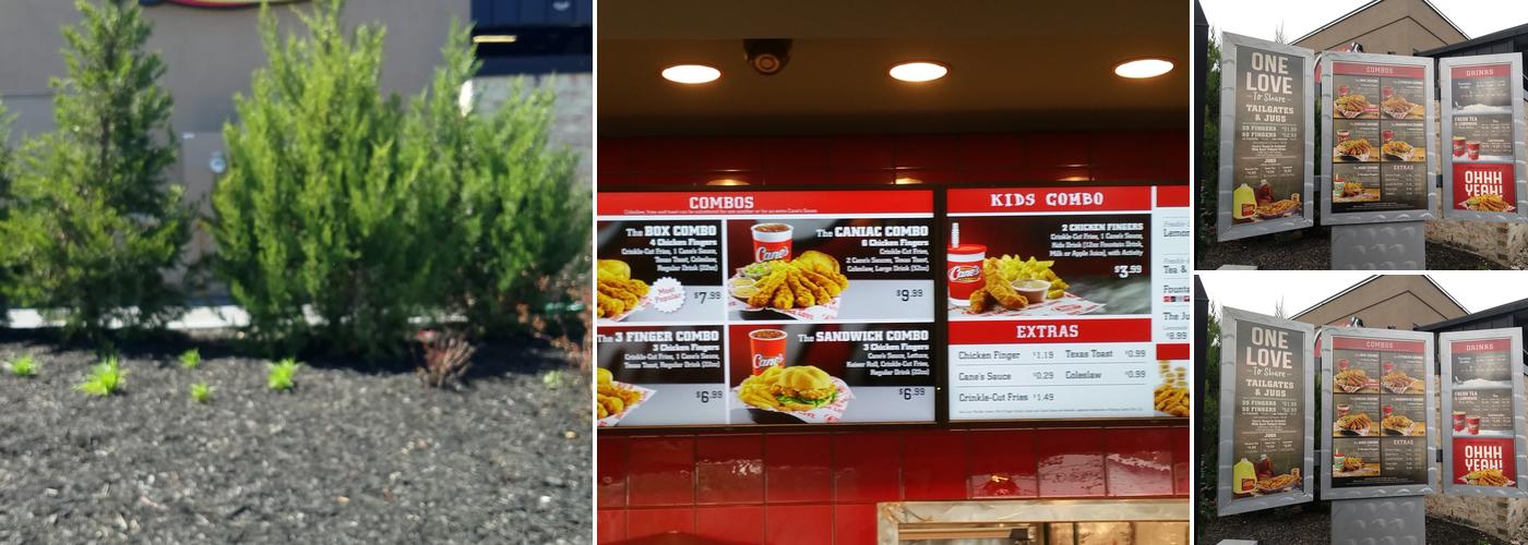 Raising Cane's Chicken Fingers Menu