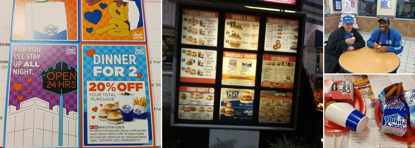 White Castle Menu