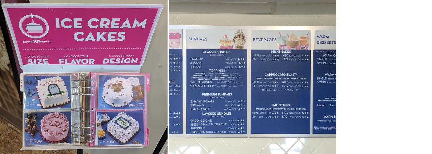 Dunkin' Menu