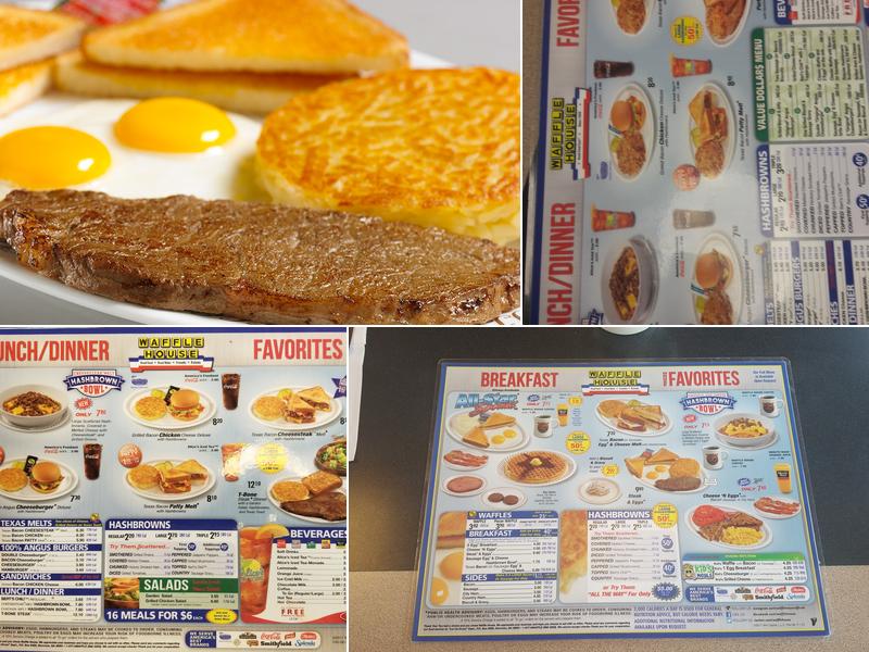 Waffle House Menu
