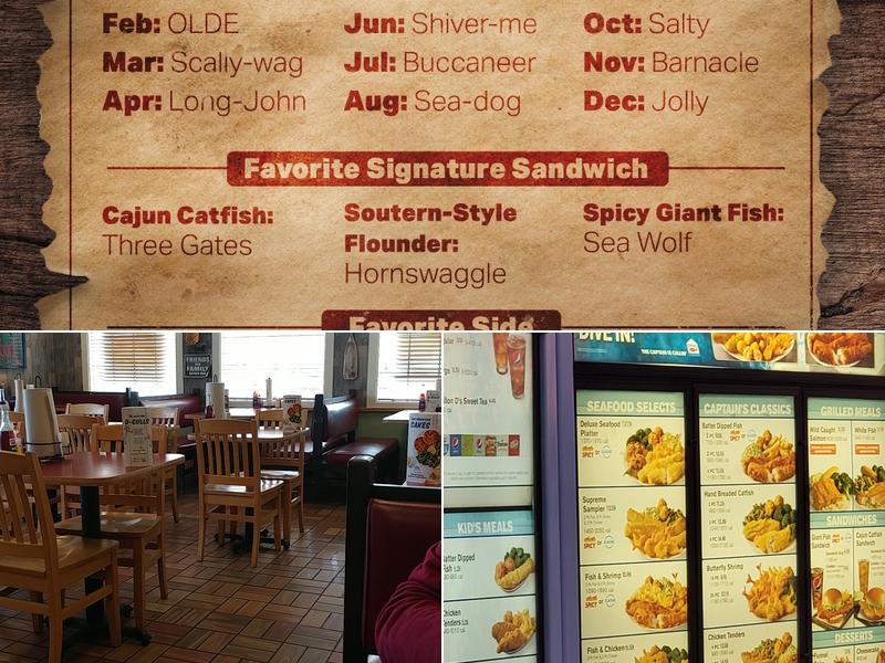 Captain D's Menu