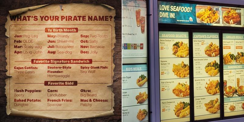 Captain D's Menu
