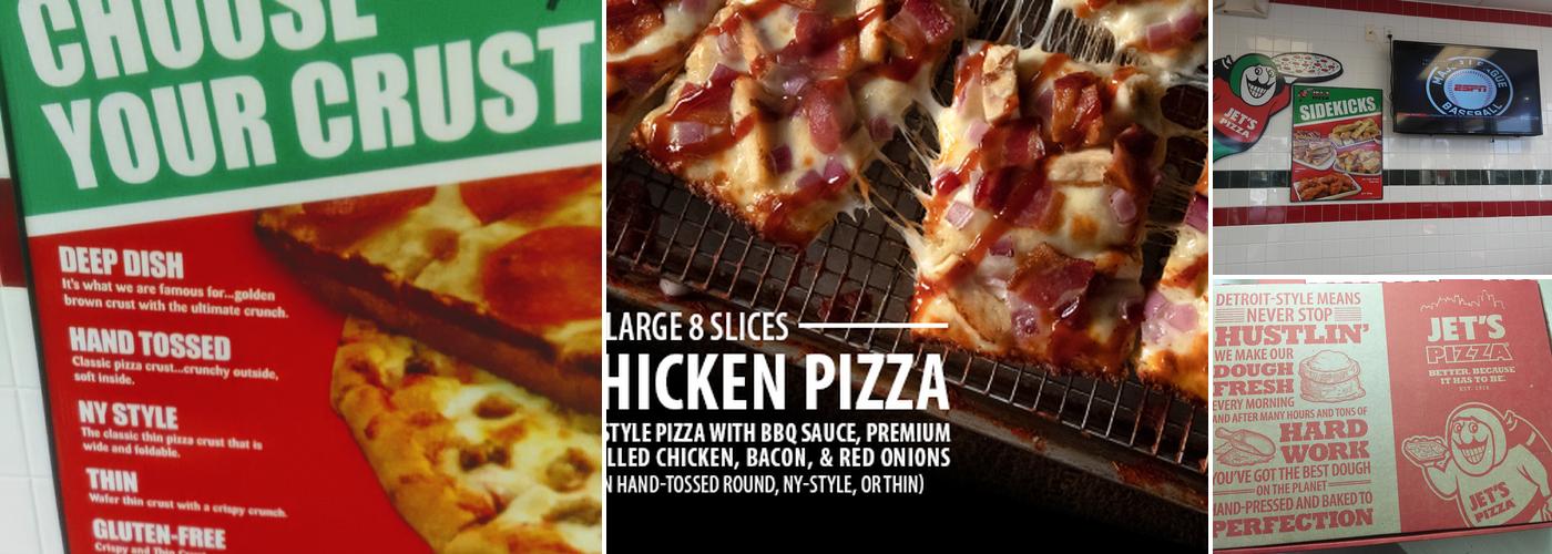 Jet's Pizza Menu