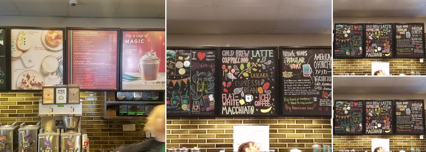 Starbucks Menu
