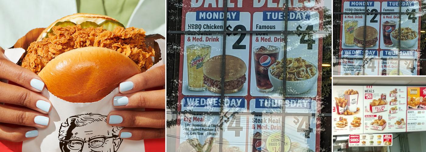 KFC Menu