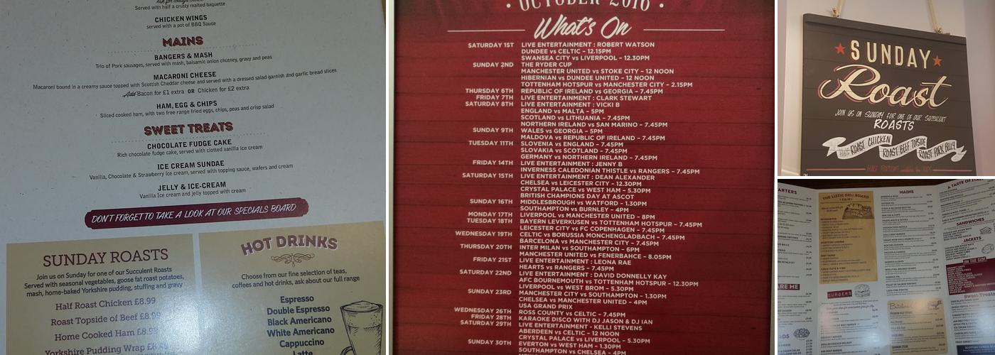 The Elizabethan Menu