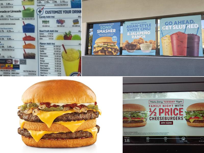 Sonic Drive-In Menu