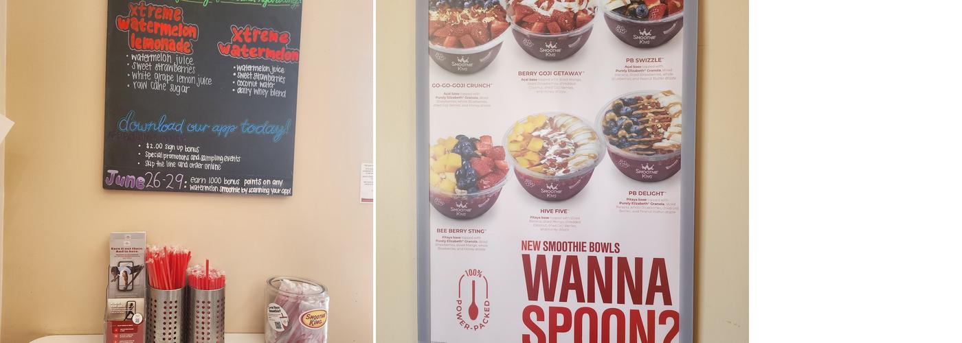 Smoothie King Menu