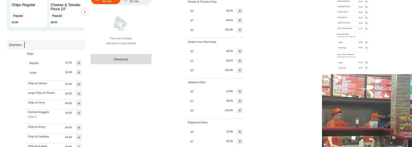 Marmaris Kebab And Pizza House Menu