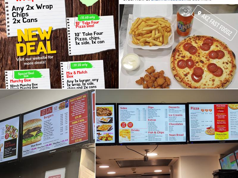 Akz Fastfoodz Menu
