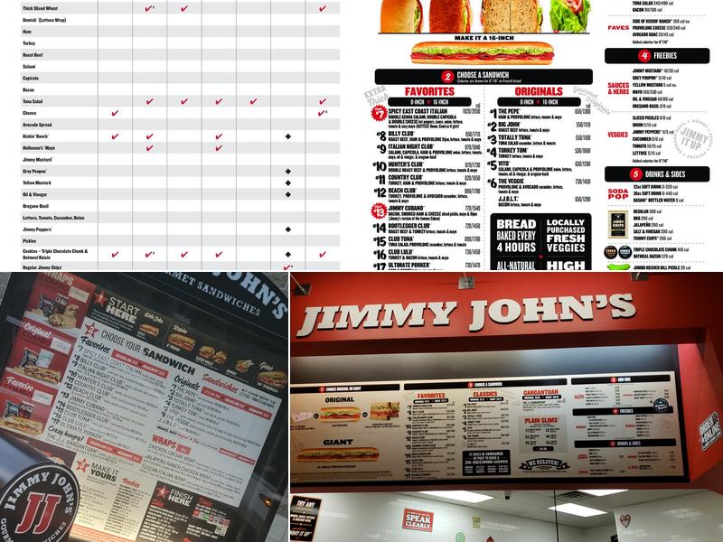 Jimmy John's Menu