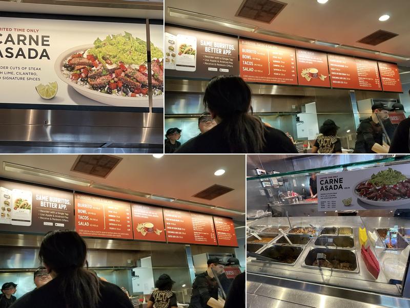 Chipotle Mexican Grill Menu