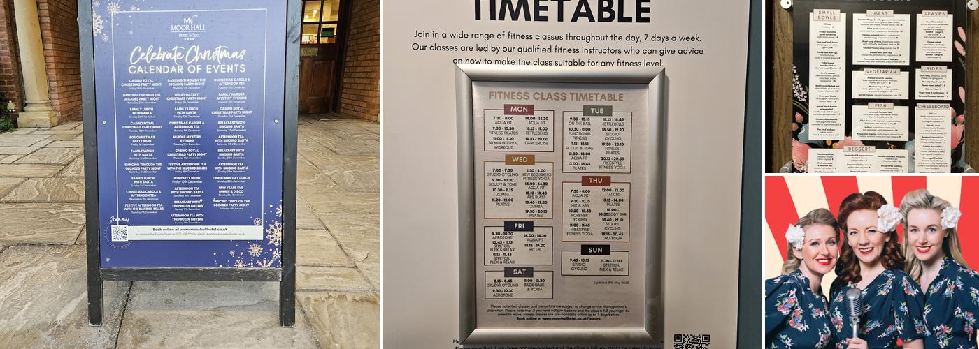 Moor Hall Hotel & Spa Menu