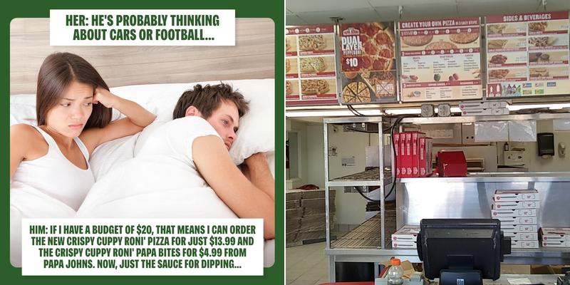 Papa Johns Pizza Menu