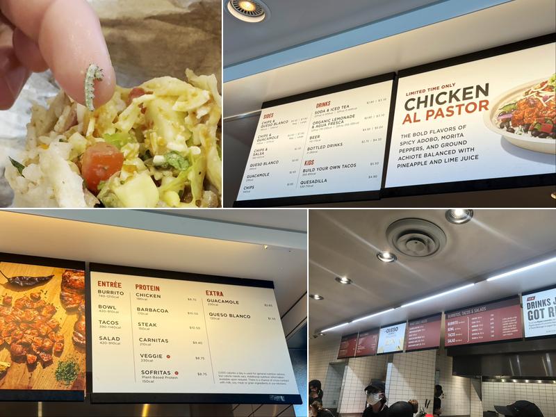 Chipotle Mexican Grill Menu