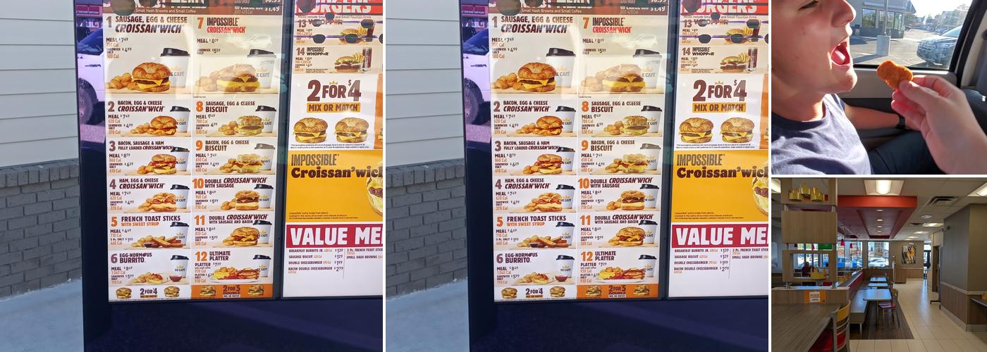 Burger King Menu