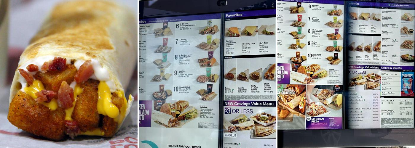 Taco Bell Menu