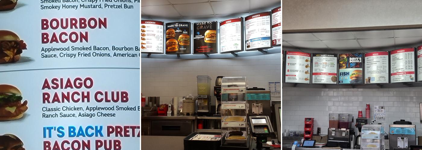 Wendy's Menu
