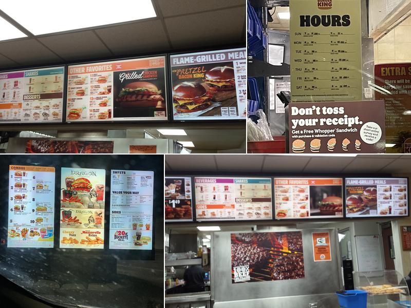 Burger King Menu