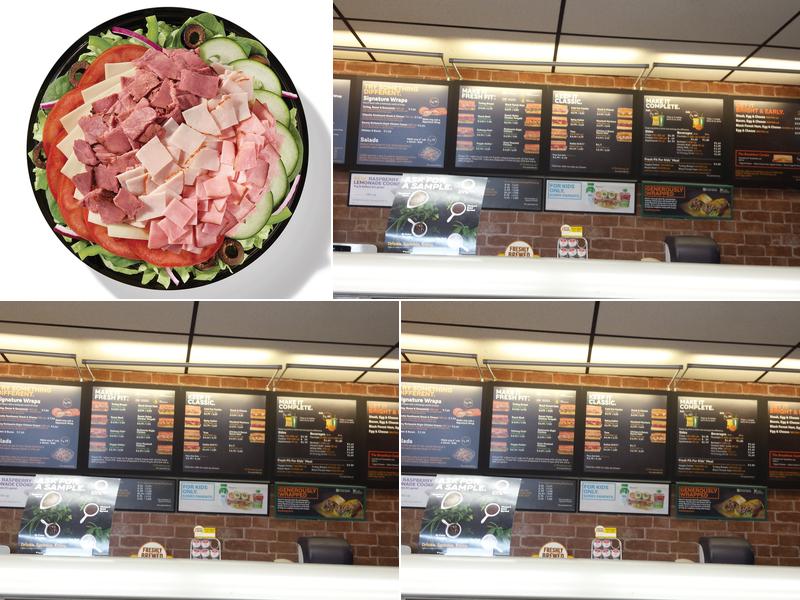 Subway Menu