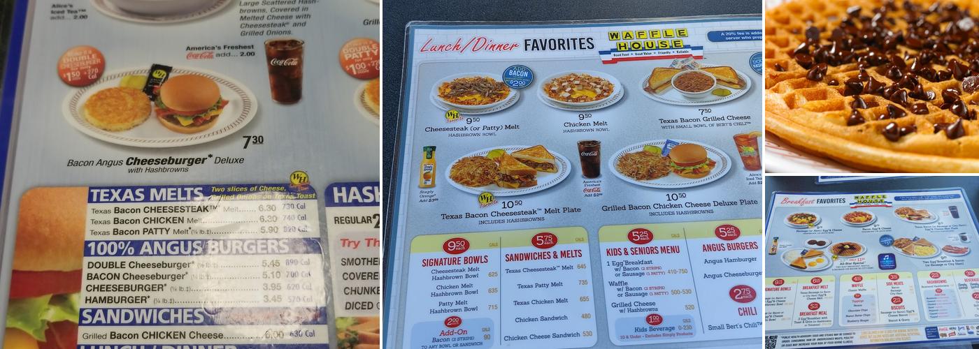 Waffle House Menu