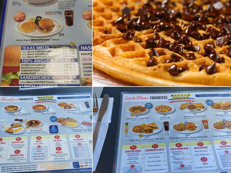 Waffle House Menu