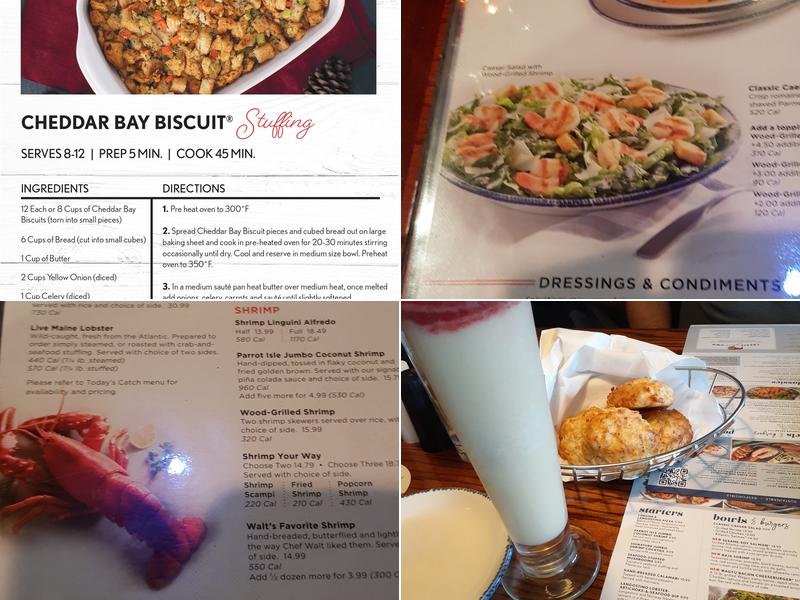 Red Lobster Menu
