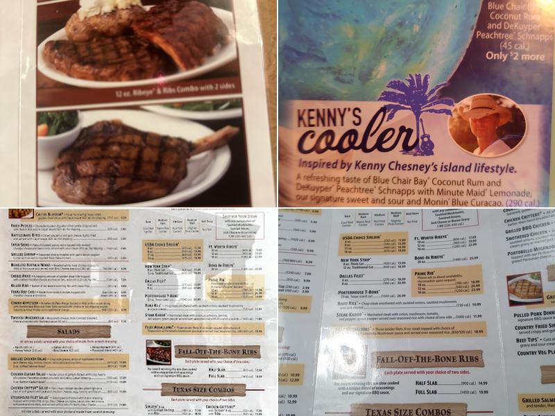 Texas Roadhouse Menu