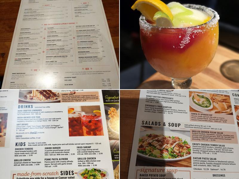 Cheddar's Scratch Kitchen Menu
