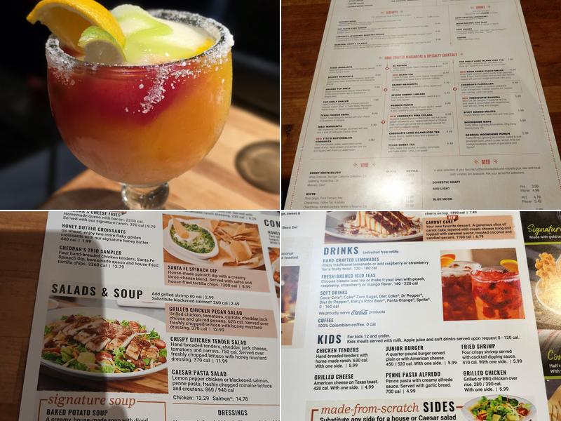 Cheddar's Scratch Kitchen Menu