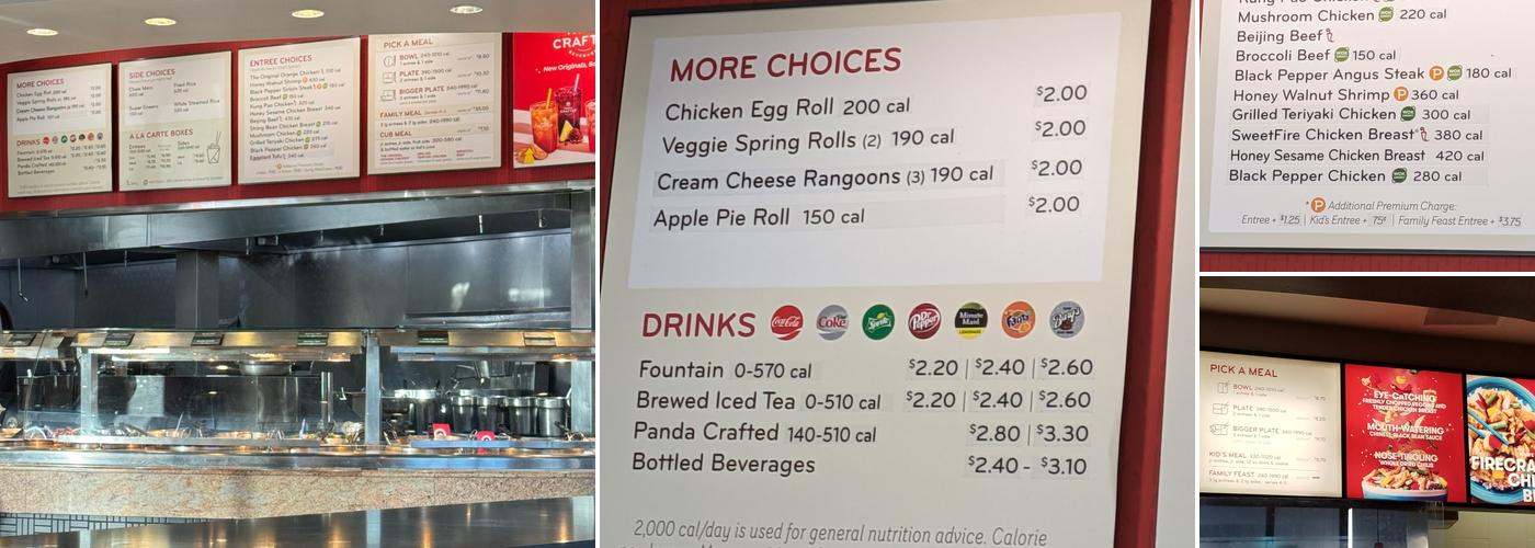 Panda Express Menu