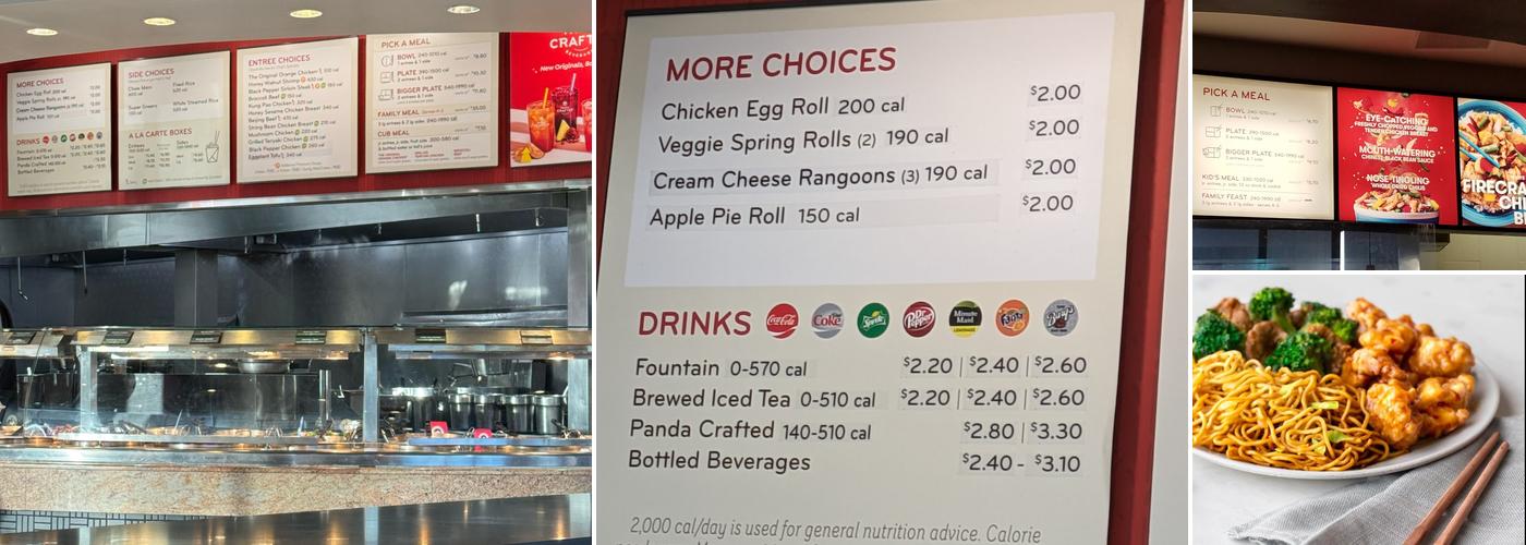 Panda Express Menu