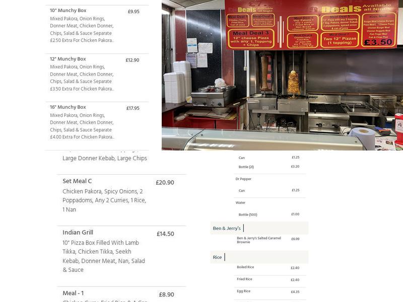 Istanbul Kebab Wishaw Menu