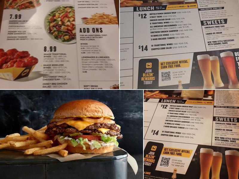 Buffalo Wild Wings Menu