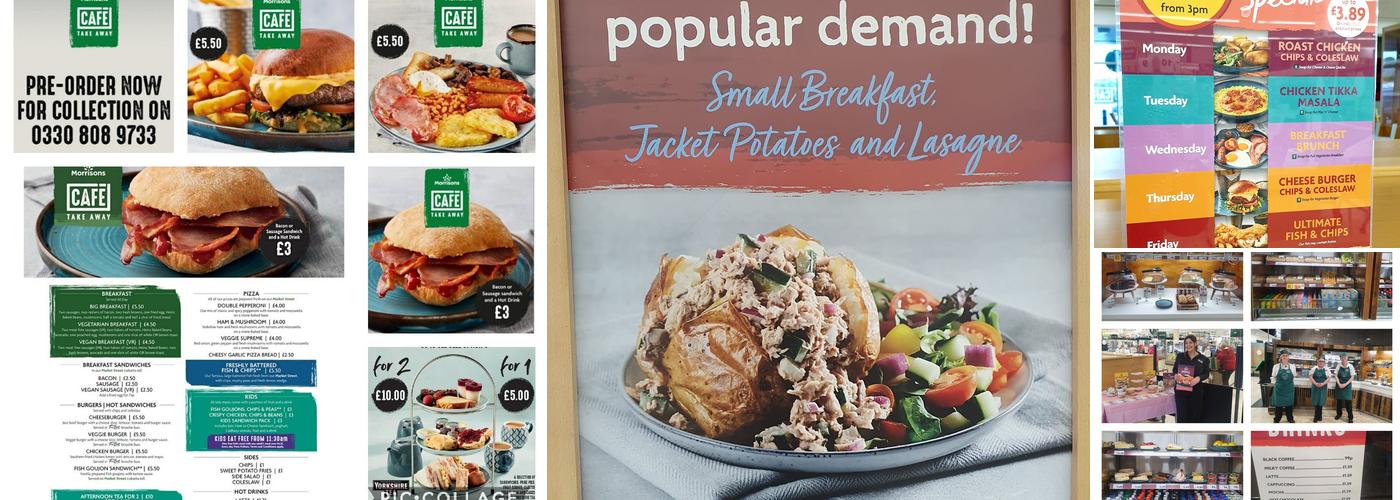 Morrisons Cafe Menu