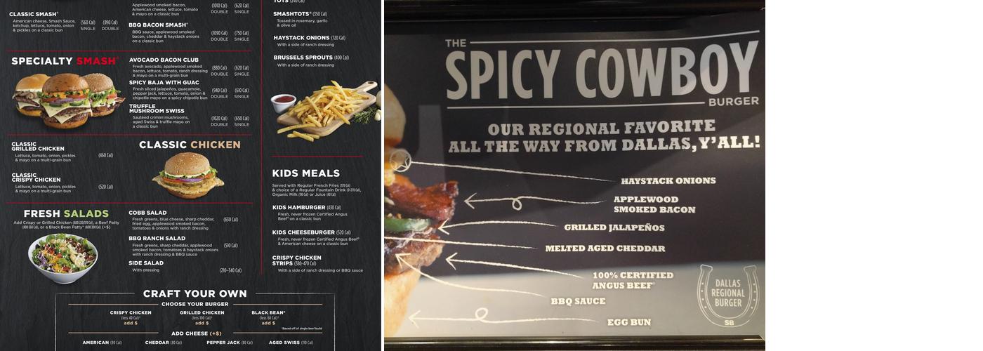 Smashburger Menu