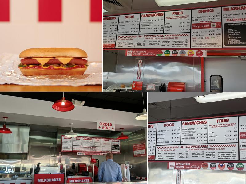 Five Guys Menu