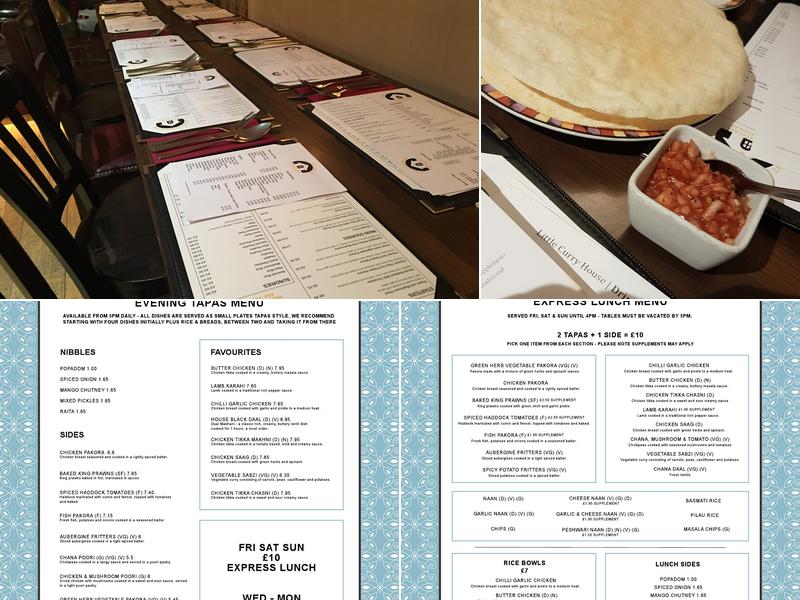 Little Curry House Menu