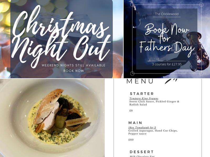 The Cricklewood Menu