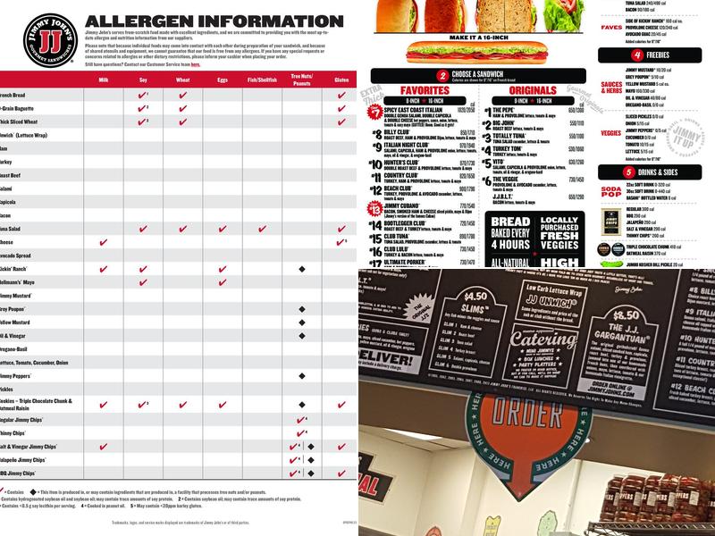 Jimmy John's Menu