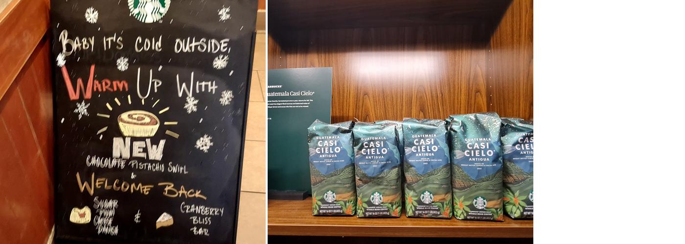 Starbucks Coffee Company Menu