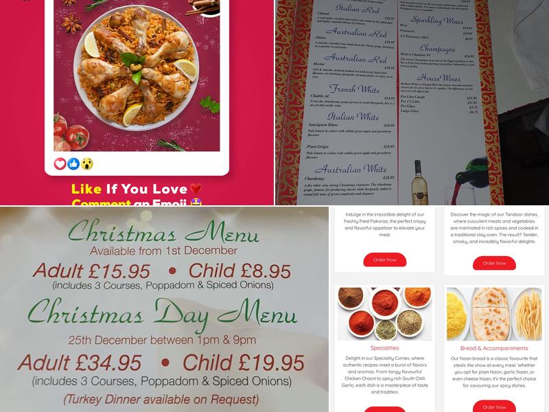 Bishopton Spicy Tandoori Menu