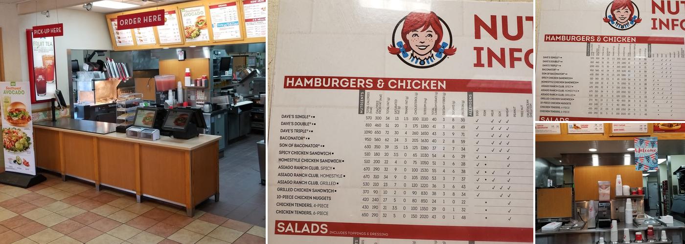 Wendy's Menu