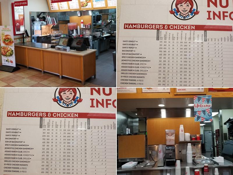 Wendy's Menu