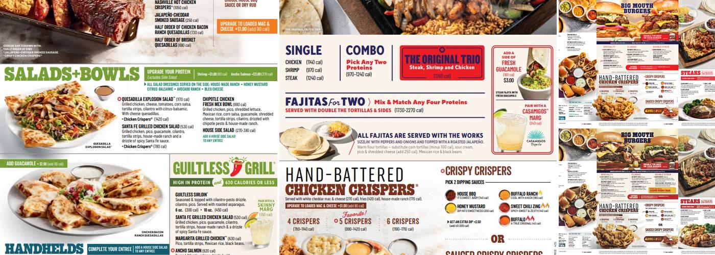 Chili's Grill & Bar Menu
