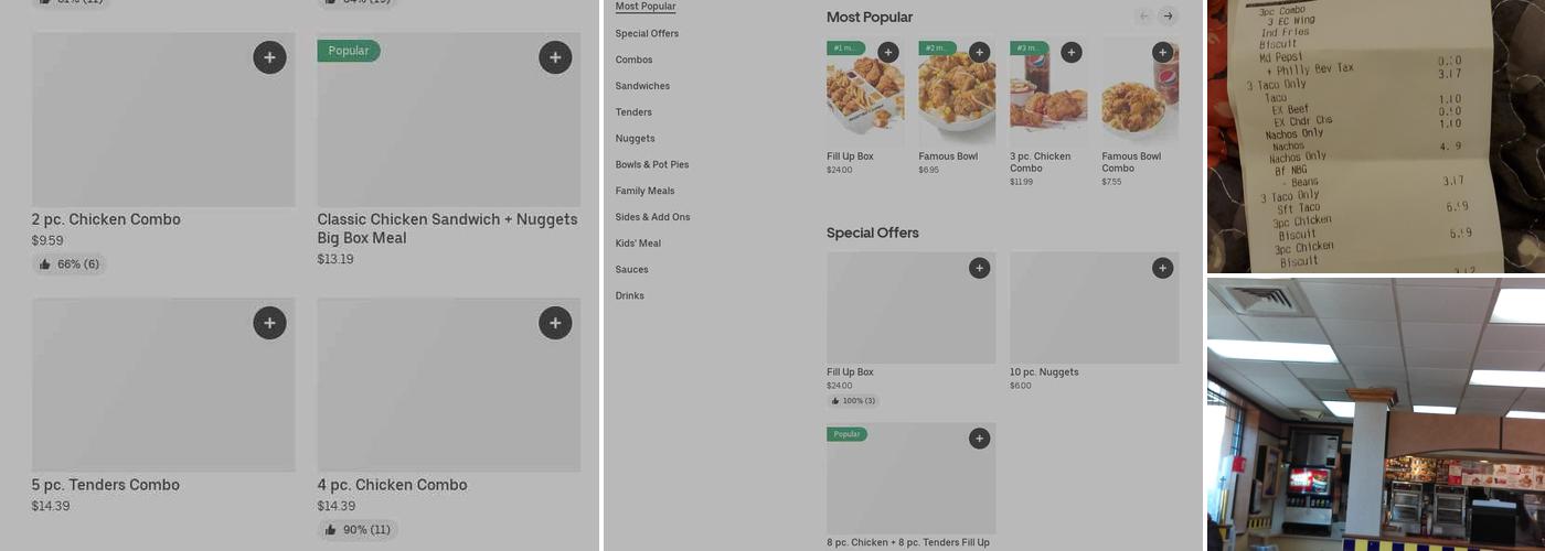 KFC Menu
