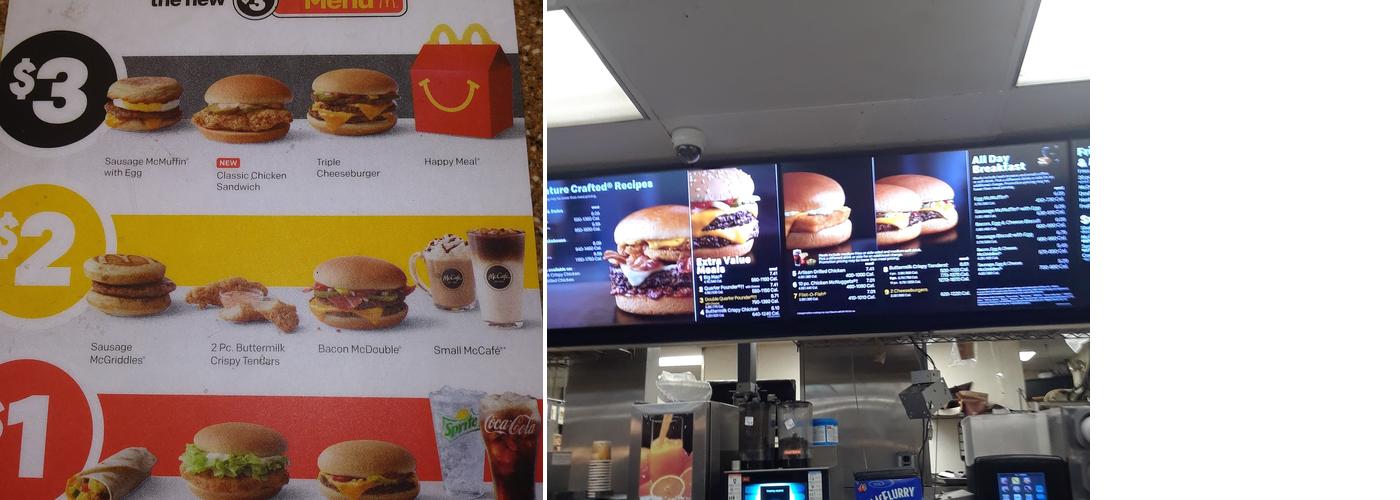 McDonald's Menu