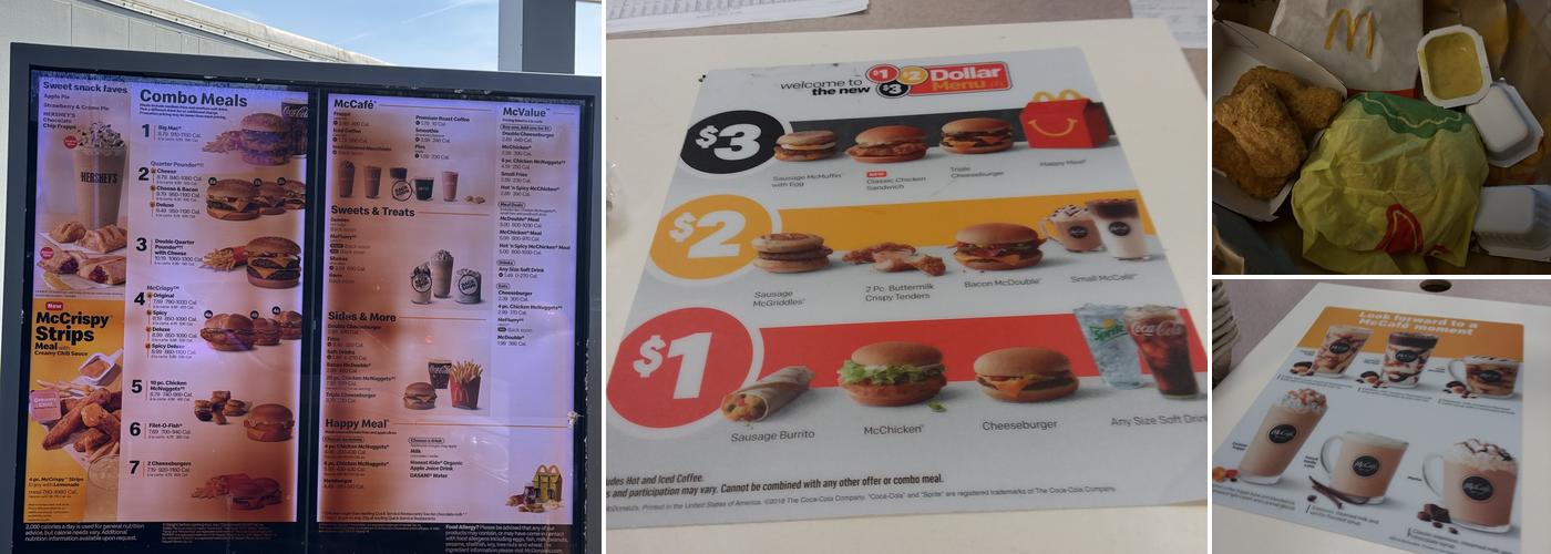 McDonald's Menu