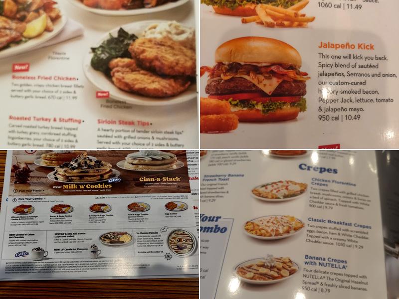 IHOP Menu